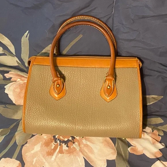 Dooney & Bourke Tan and Brown Satchel - Picture 2 of 5